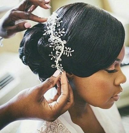33+ trendy hairstyles black wedding -   14 hairstyles Black medium ideas