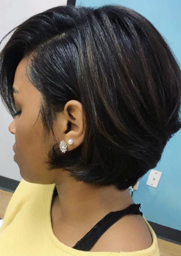 60 Showiest Bob Haircuts for Black Women -   14 hairstyles Black medium ideas