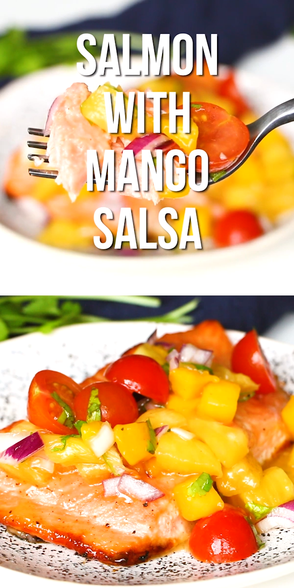 Salmon with Mango Salsa -   14 healthy recipes Dinner seafood ideas