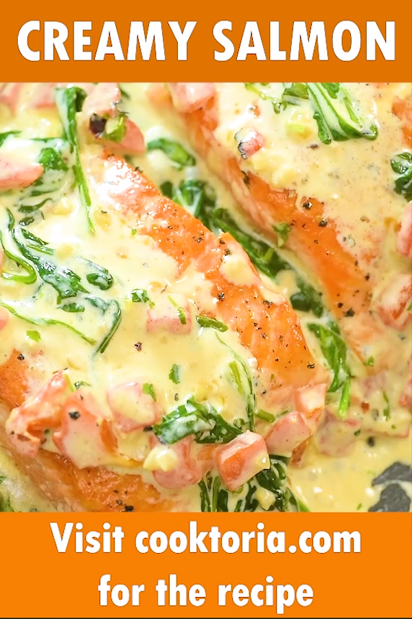 Salmon in Roasted Pepper Sauce -   14 healthy recipes Dinner seafood ideas