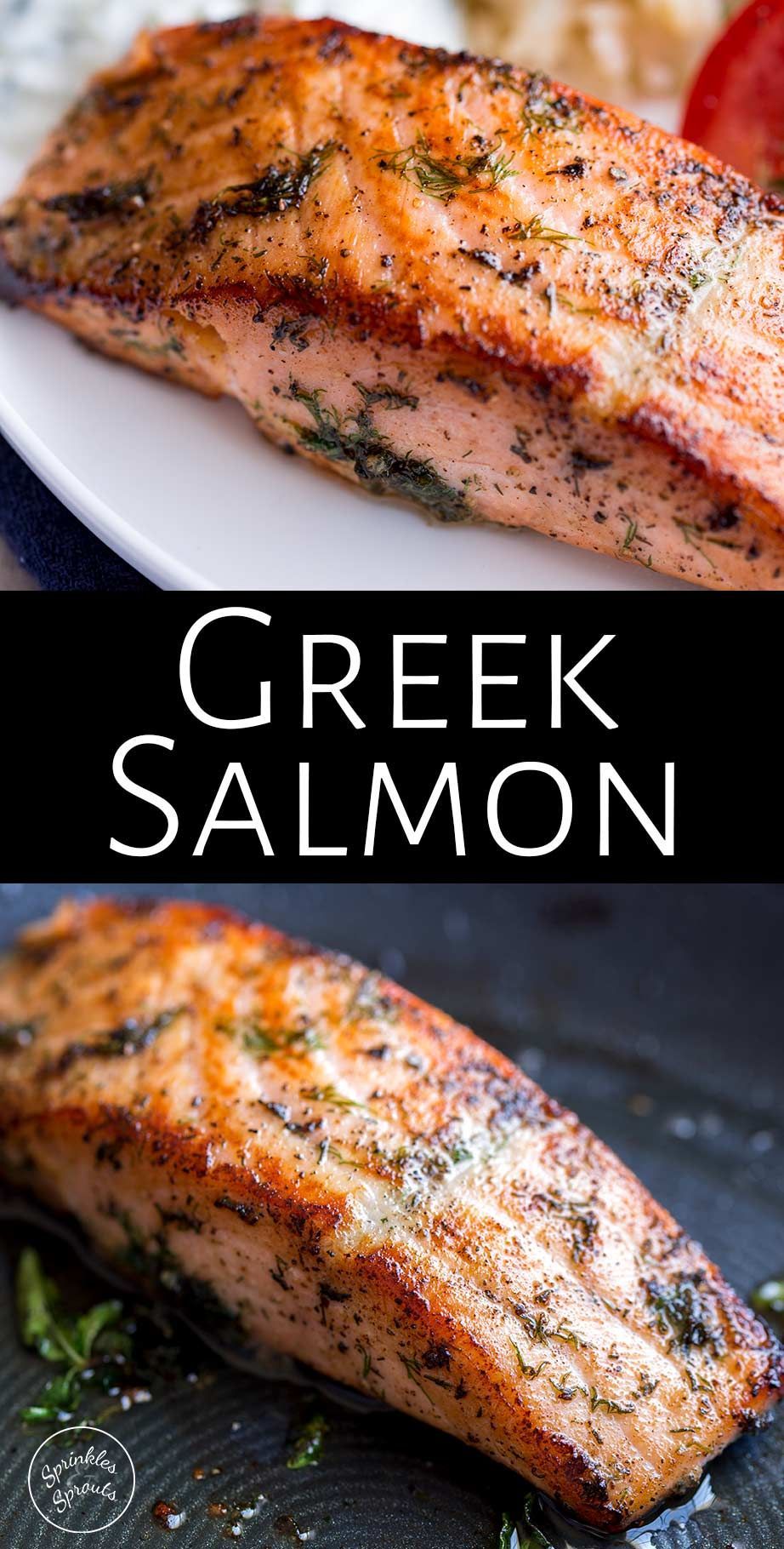 Greek Salmon with Lemon and Dill -   14 healthy recipes Quick oil ideas