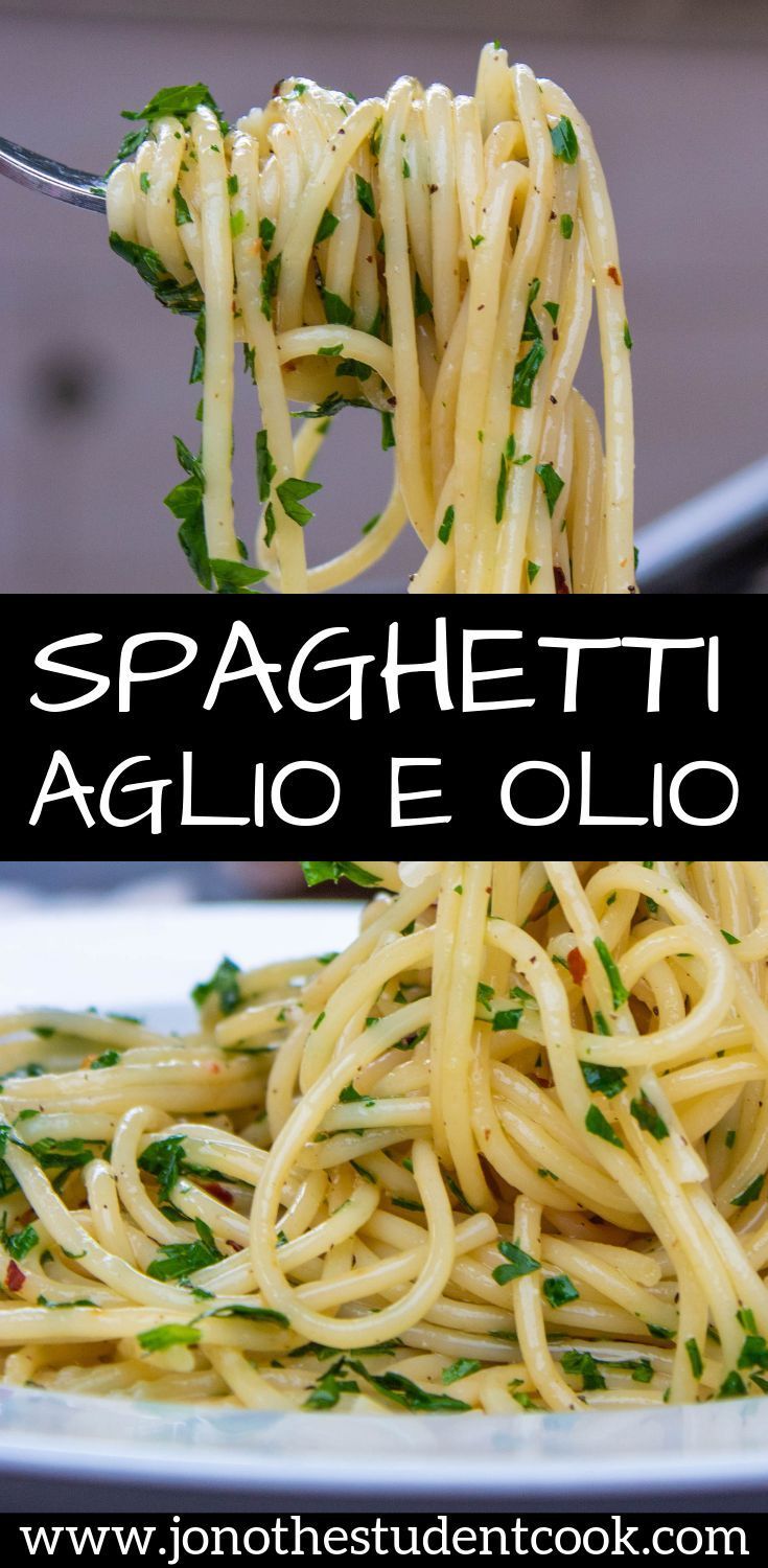 Spaghetti Aglio e Olio -   14 healthy recipes Quick oil ideas