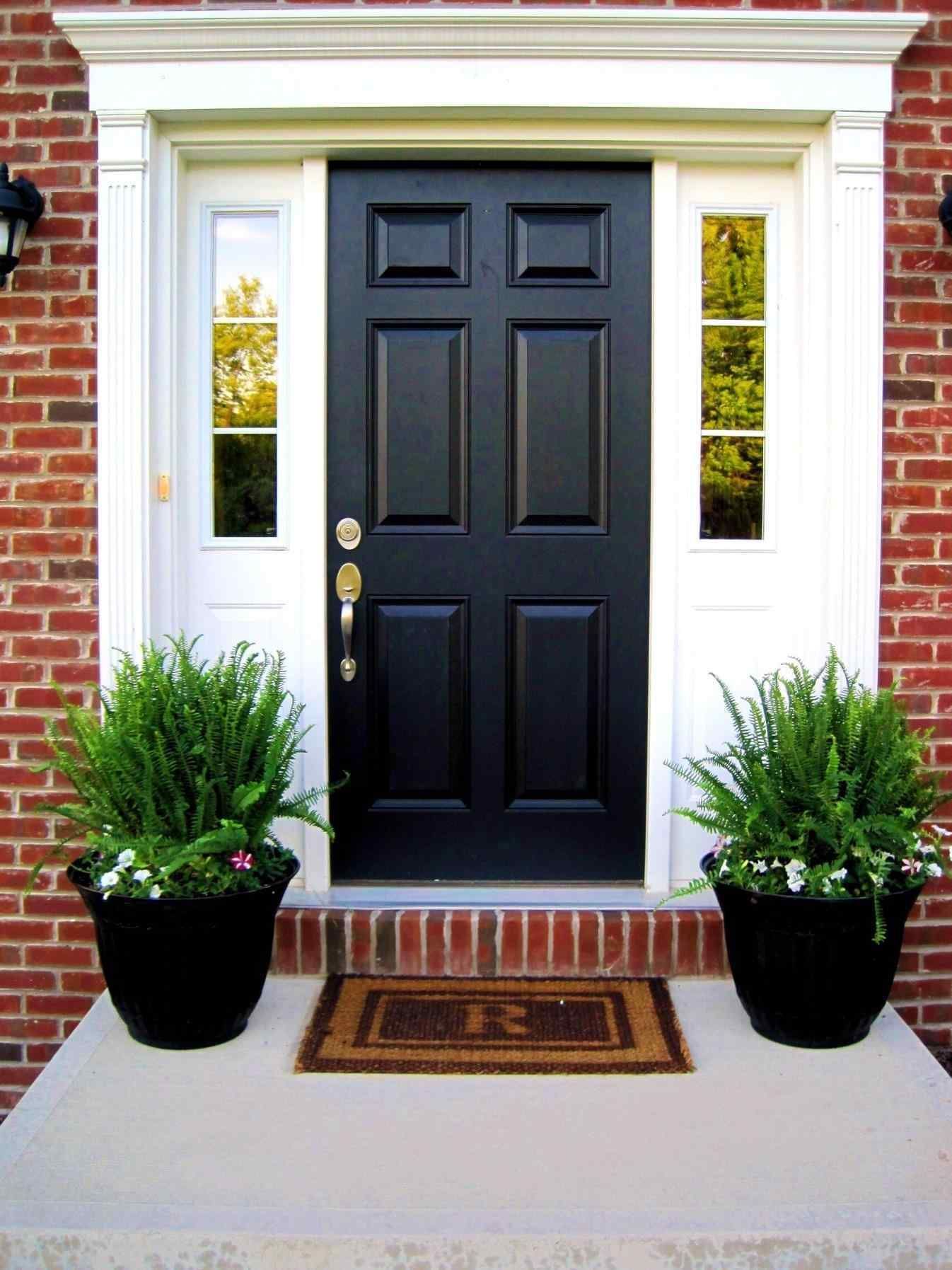 14 planting Outdoor front doors ideas