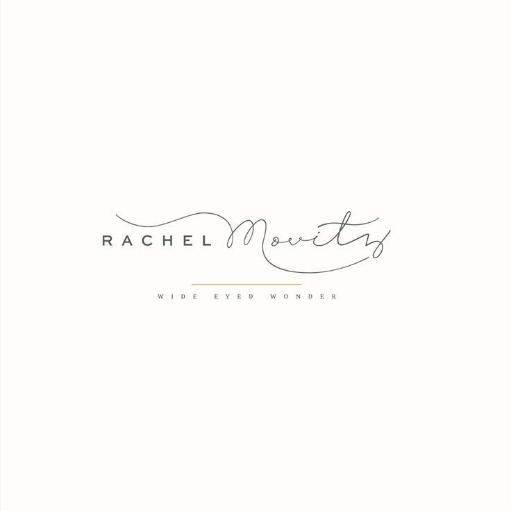 Proud to Present: a brand full of romance and adventure for Rachel Movitz Photography -   14 wedding Photography logo ideas