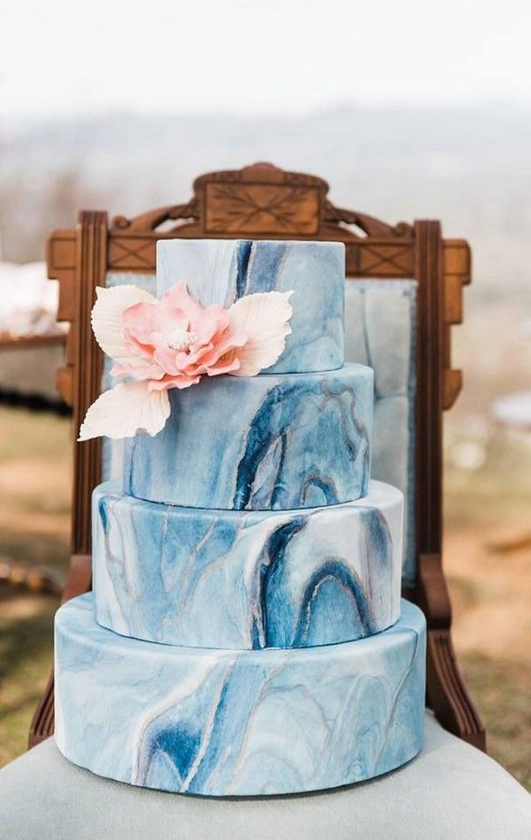 50+ Dusty Blue Wedding Color Ideas for 2020 -   15 cake Wedding blue ideas