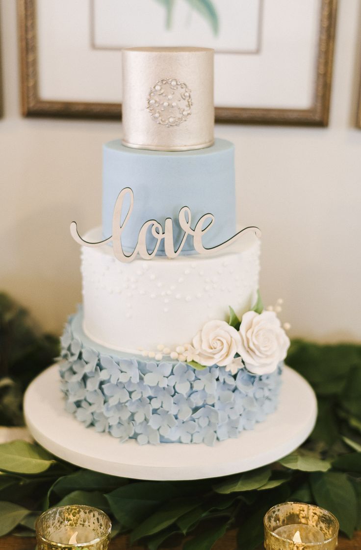 Claire & Kyle -   15 cake Wedding blue ideas