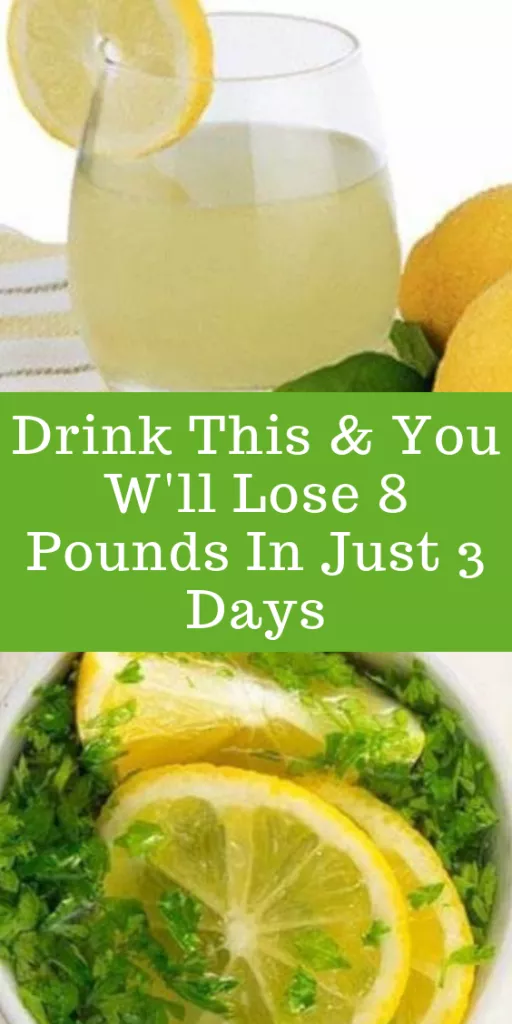 Drink parsley and lemon juice to speed up weight loss and melt belly fat in just 5 days -   15 diet weight loss drinks ideas