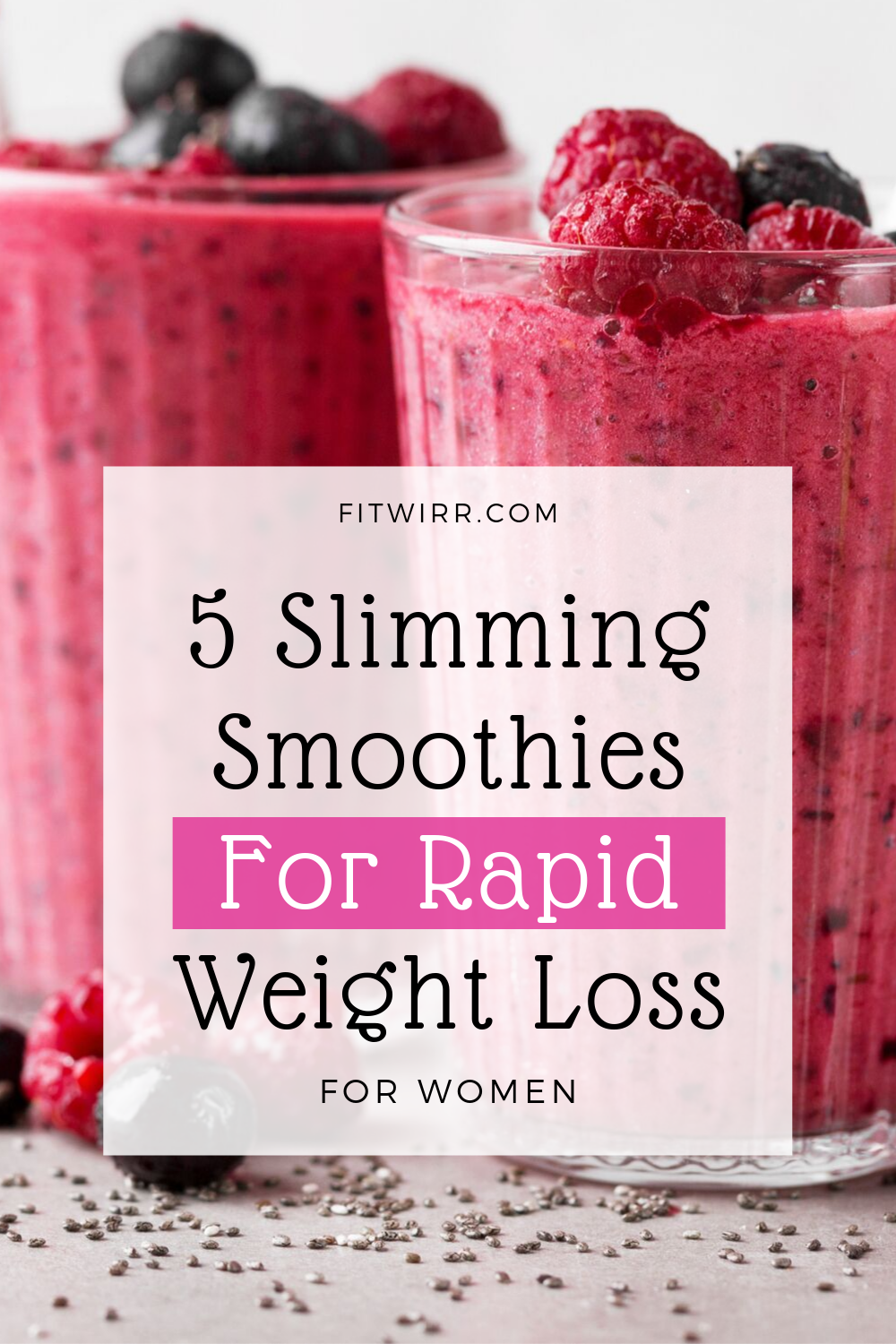 5 Best Smoothie Recipes for Weight Loss -   15 diet weight loss drinks ideas