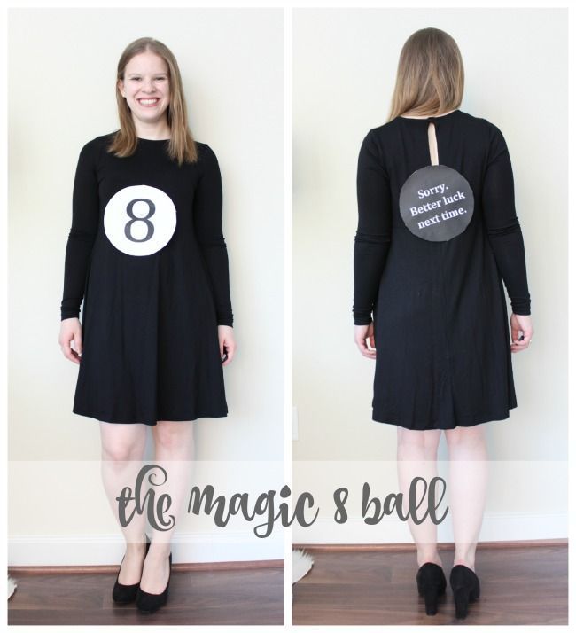 the lazy girls guide to halloween costumes, magic 8 ball costume, last minu... -   15 DIY Clothes For Girls halloween costumes ideas