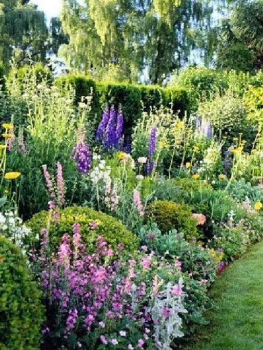 01 Stunning Front Yard Cottage Garden Inspiration Ideas -   15 garden design Inspiration shrubs ideas