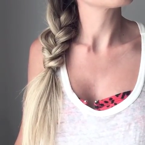 DIY Easy braided ponytail@n.starck via Instagram -   15 hair DIY hairdos ideas