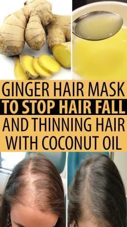 Ginger Hair Mask To Stop Hair Fall and Thinning Hair -   15 hair Fall diy ideas