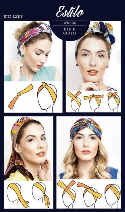 Trendy Hairstyles Bandana Headbands Headscarves 40+ Ideas -   15 hairstyles Bandana headbands ideas