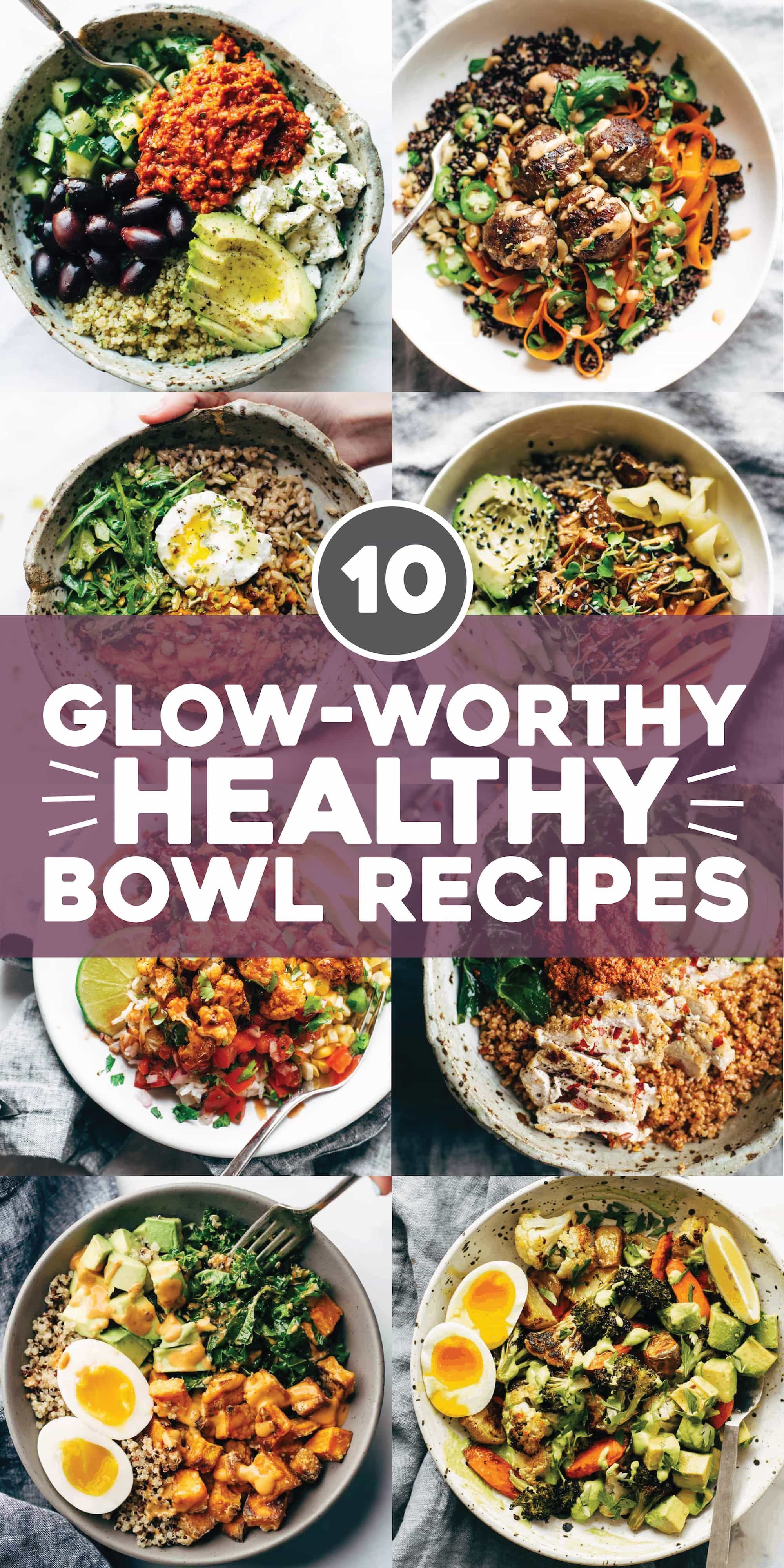 10 Best Healthy Bowl Recipes -   15 healthy recipes Lunch bowls ideas