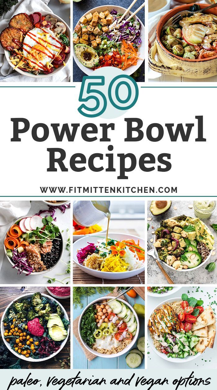 50 Delicious and Healthy Power Bowl Recipes -   15 healthy recipes Lunch bowls ideas