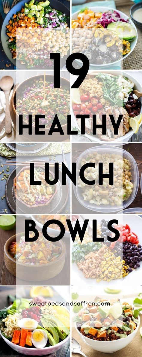 15 healthy recipes Lunch bowls ideas