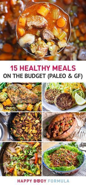 15 Healthy Meals On A Budget (Paleo, Gluten-Free -   15 healthy recipes On A Budget paleo ideas