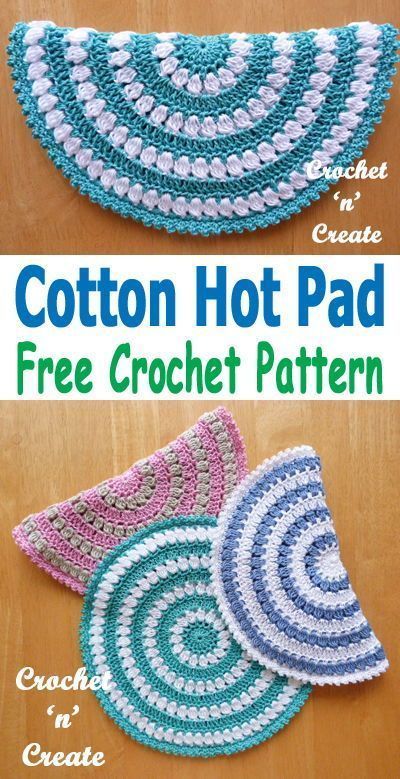 Crochet hot pad Free Crochet Pattern -   15 knitting and crochet Free Patterns hot pads ideas