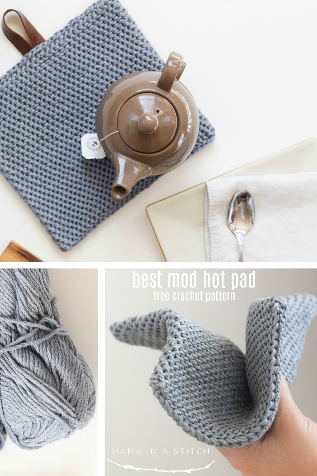 Best Modern Hot Pad Crochet Pattern -   15 knitting and crochet Free Patterns hot pads ideas