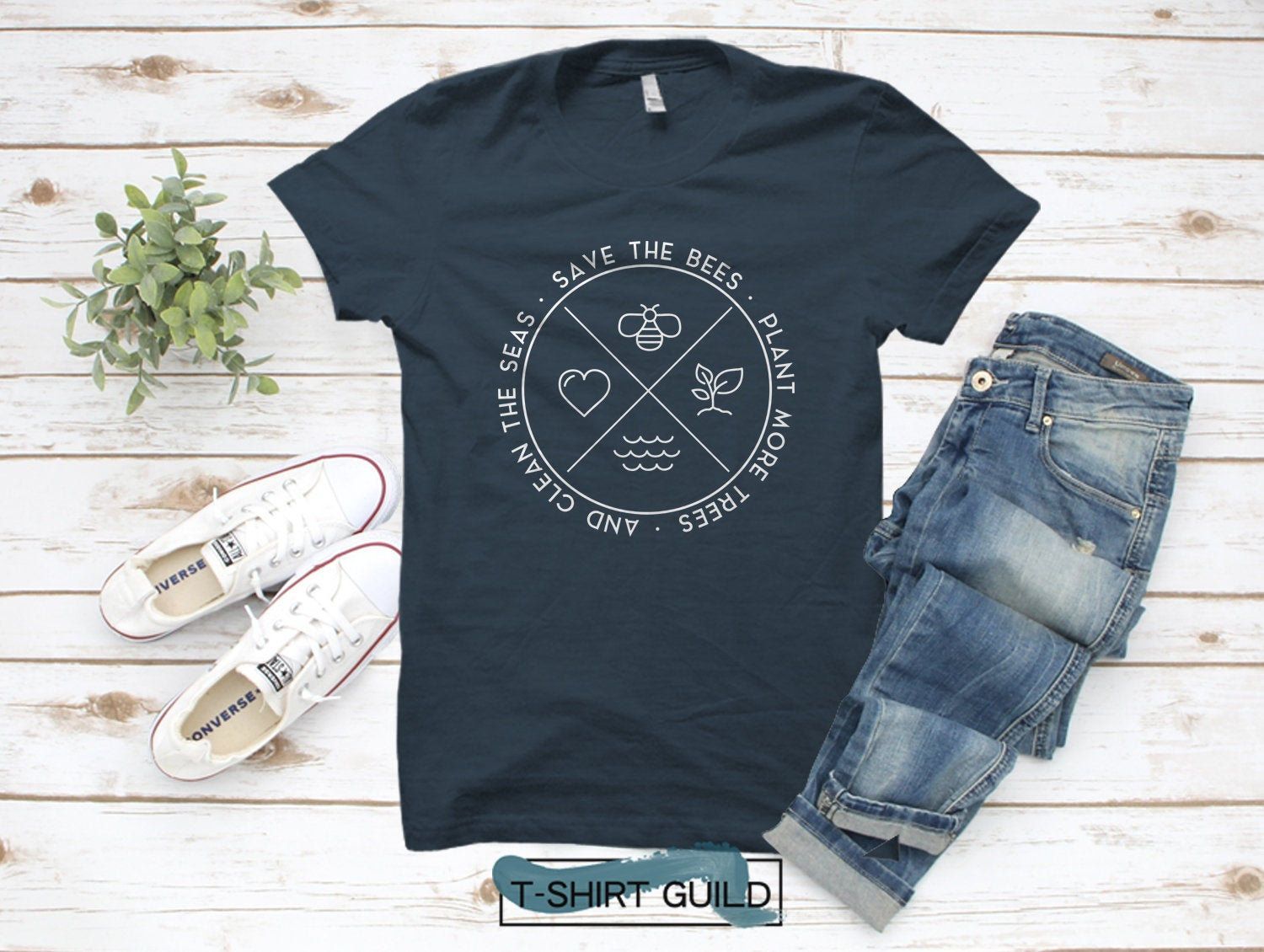 Save The Bees Plant More Trees Clean The Seas - Earth Day Shirt - Environmental shirt - Planet Earth Shirt - Globe - Motivational shirt -   15 save plants Quotes ideas