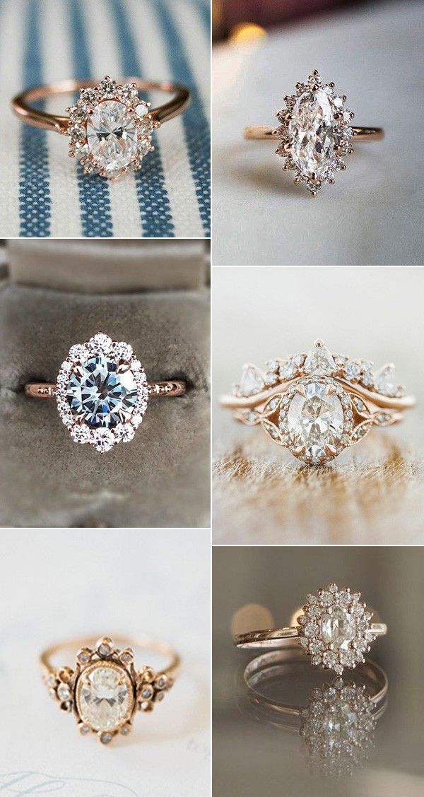 20 Vintage Engagement Rings That Will Melt Your Heart -   15 wedding Inspiration rings ideas