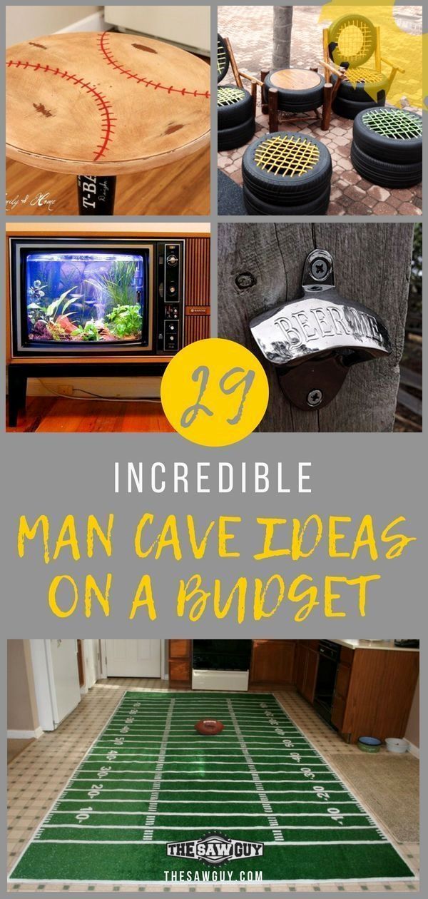 29 Incredible Man Cave Ideas on a Budget - DIY Projects -   16 diy projects For Men upcycling ideas