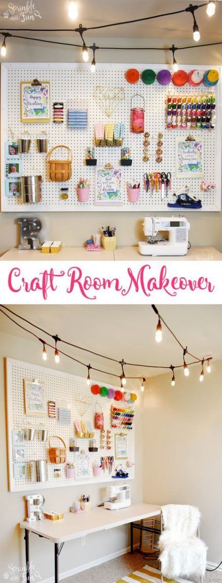 47 Trendy Ideas For Craft Room Makeover Diy Peg Boards -   16 diy projects For Room peg boards ideas