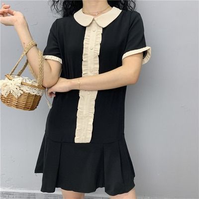 Doll sweet wood earrings black dress from FE CLOTHING -   16 dress Black wood ideas