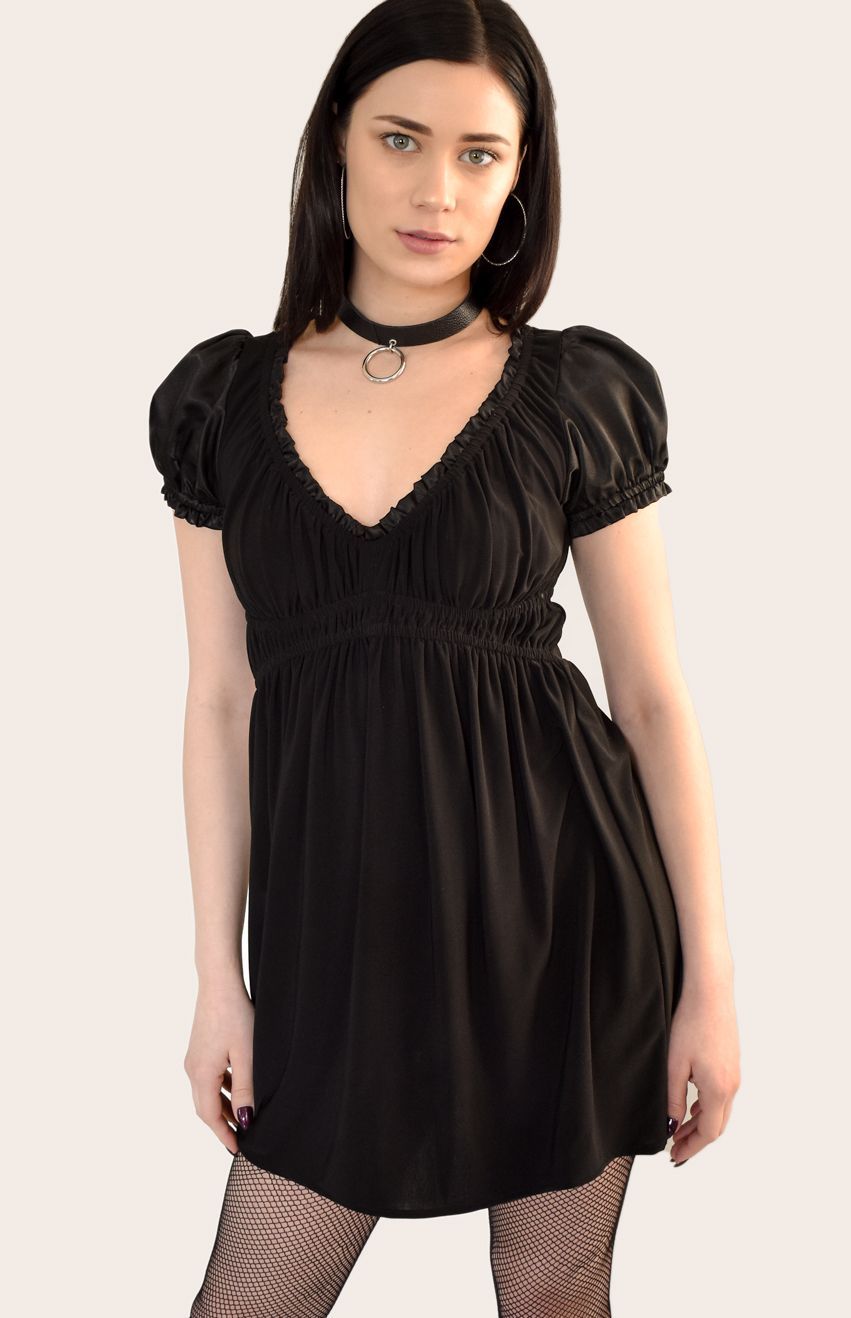 Baby doll goth dress -   16 dress Black wood ideas