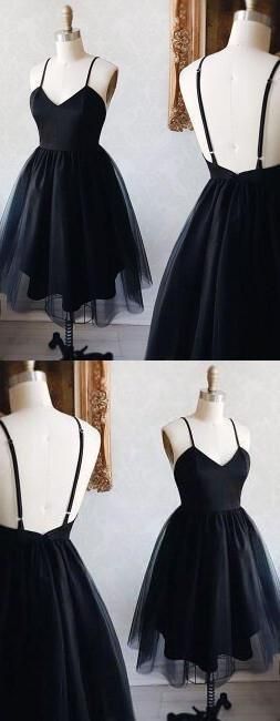 Prom Dresses Elegant, Black v neck Homecoming Dress,Cheap Homecoming Dress,short prom dress, homecoming dress -   16 homecoming dress Classy ideas