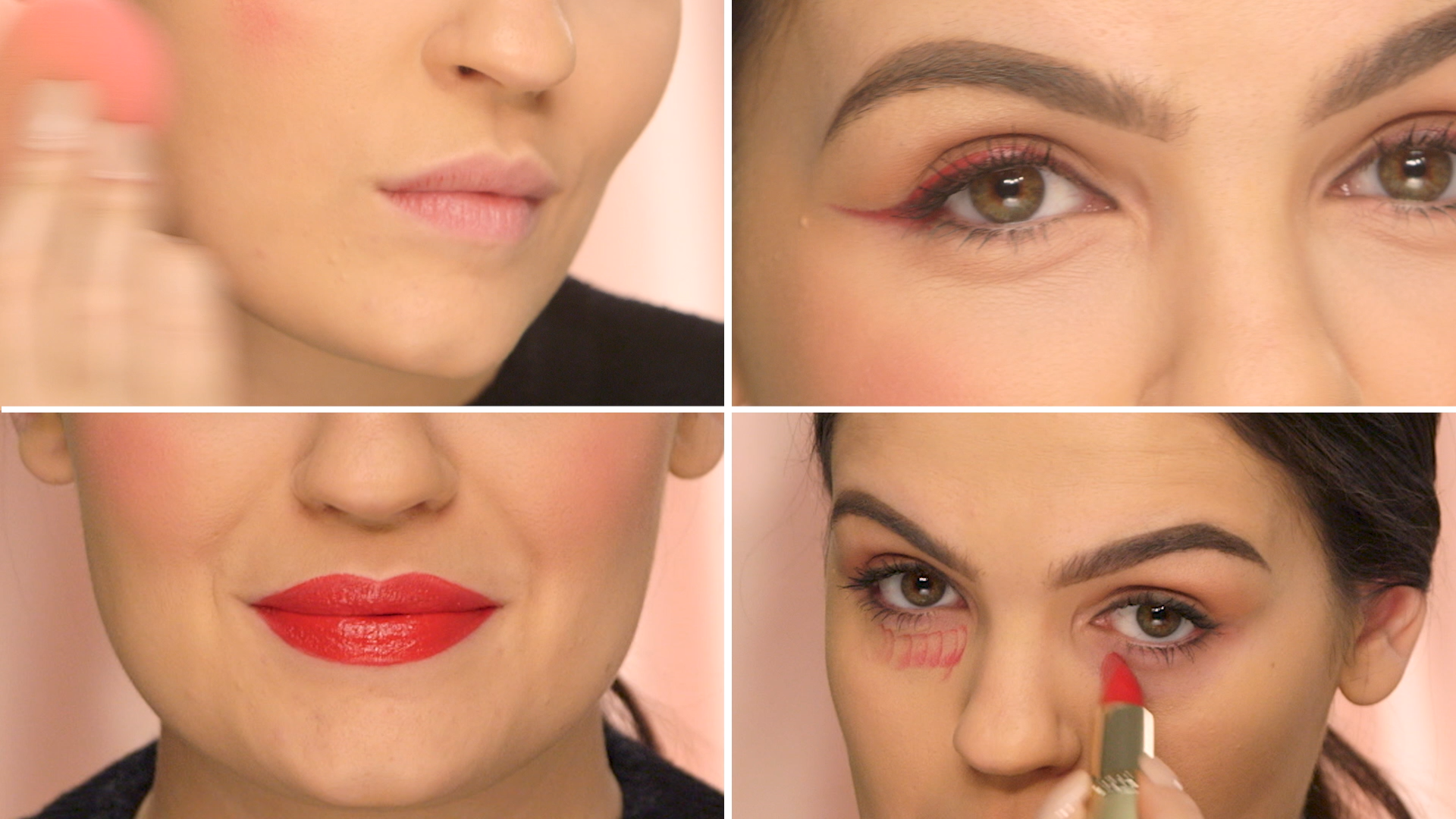 4 Red Lipstick Makeup Hacks -   16 makeup Hacks for lips ideas