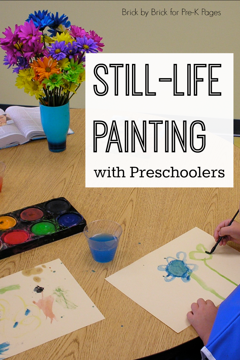 Still-Life Preschool Painting Activity -   16 plants Painting preschool ideas