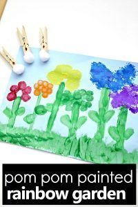 Spring Theme Preschool Activities -   16 plants Painting preschool ideas
