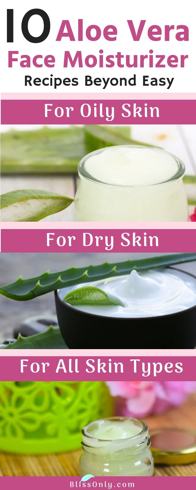 10 Easy Aloe Vera Face Moisturizer Recipes -   16 skin care Face moisturizer ideas