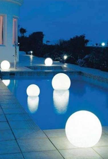 36 New Ideas Backyard Wedding Pool Decor Floating Lights -   16 wedding Backyard pool ideas