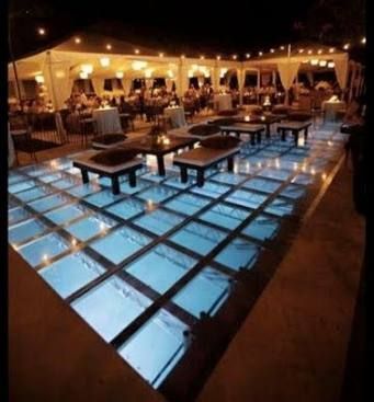 Backyard Wedding Dance Floor Pool Covers 45 Ideas -   16 wedding Backyard pool ideas