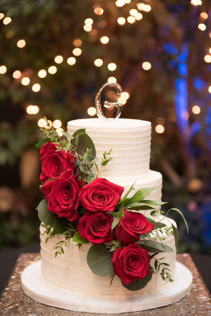 Wedding Cake . Red roses -   16 wedding Cakes red ideas