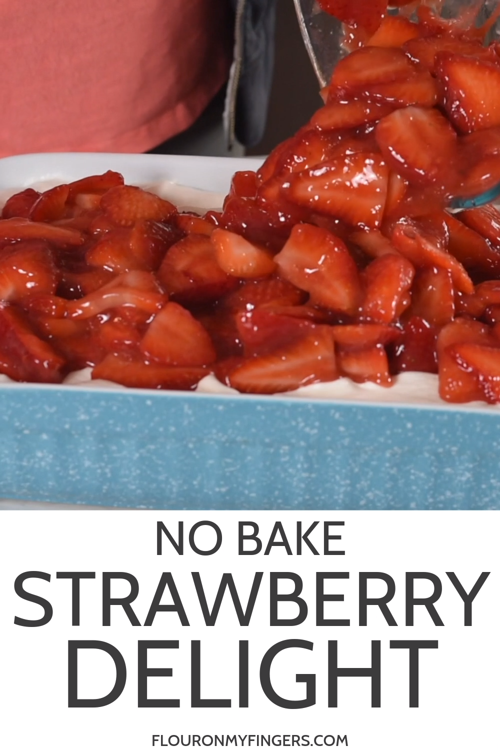 Strawberry Delight No Bake Dessert -   17 desserts Simple recipes ideas