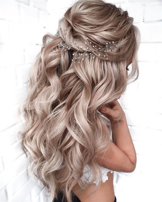 50 Chic and Elegant Wedding Hairstyles Ideas for Bridal 2019 -   17 hair Wedding ideas