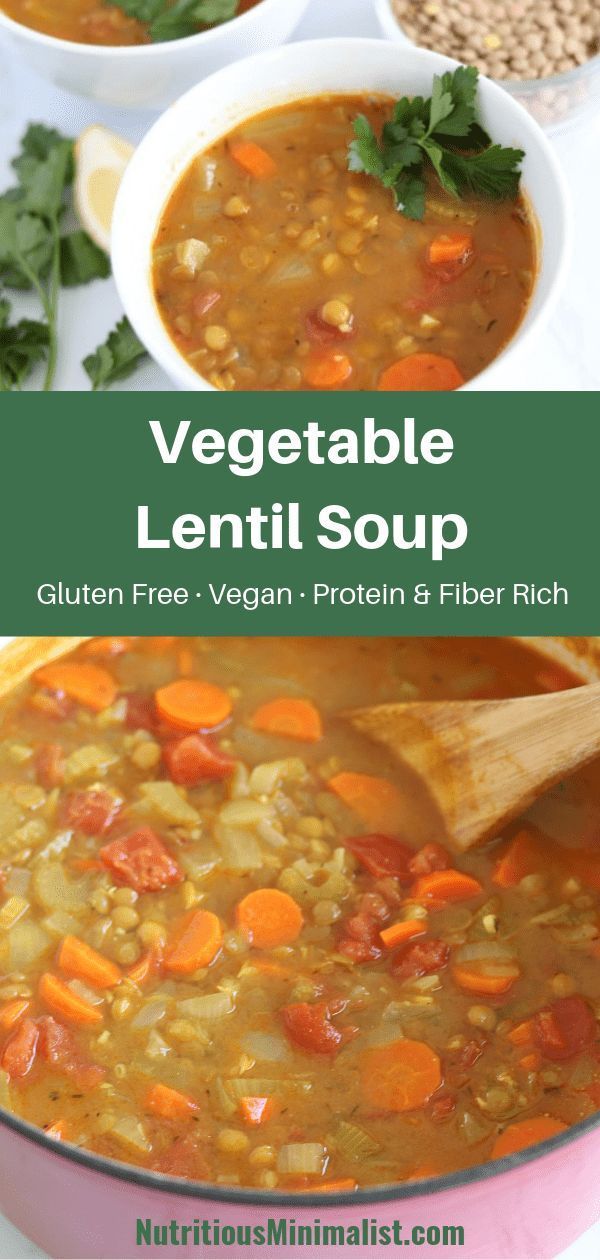 Lentil Soup -   17 healthy recipes Soup lunch foods ideas