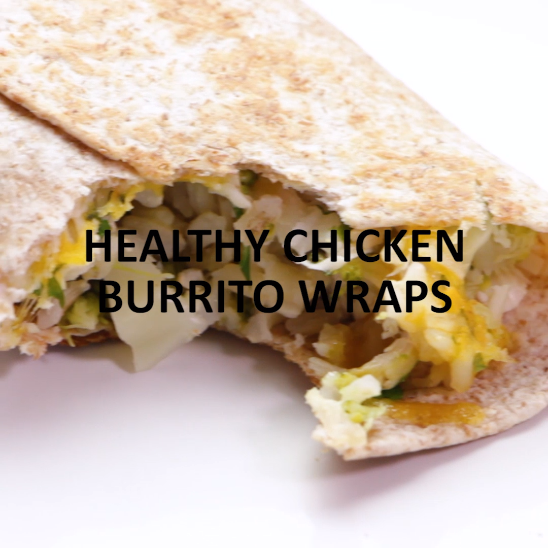 Healthy Chicken Burrito Wraps -   17 healthy recipes Soup lunch foods ideas