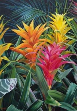 Flowers tropical art 56+ Ideas -   17 tropical planting Art ideas