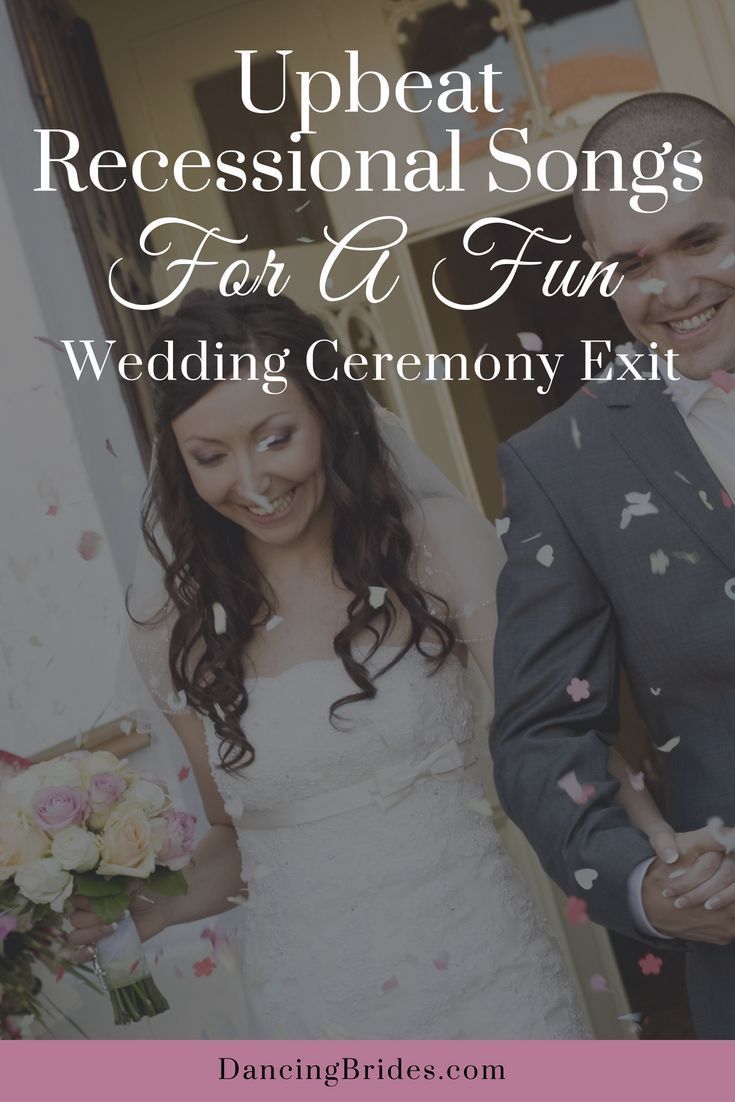 Upbeat Recessional Songs For A Fun Wedding Ceremony Exit -   17 upbeat wedding Songs ideas
