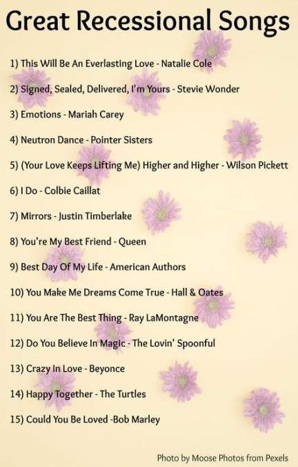 17 upbeat wedding Songs ideas