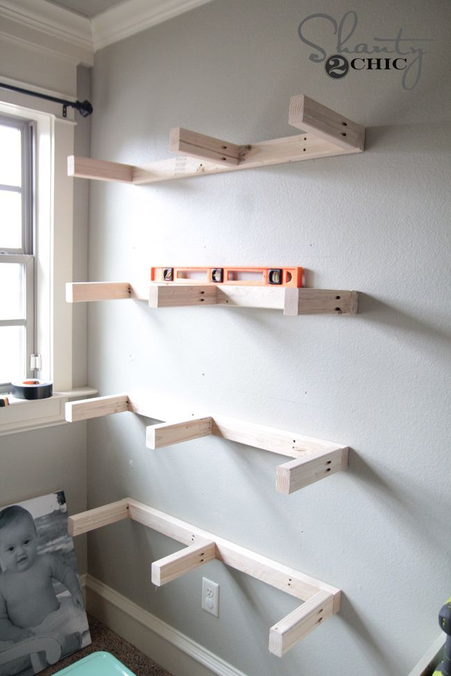 DIY Floating Shelves Plans and Tutorial -   18 diy projects House floating shelves ideas