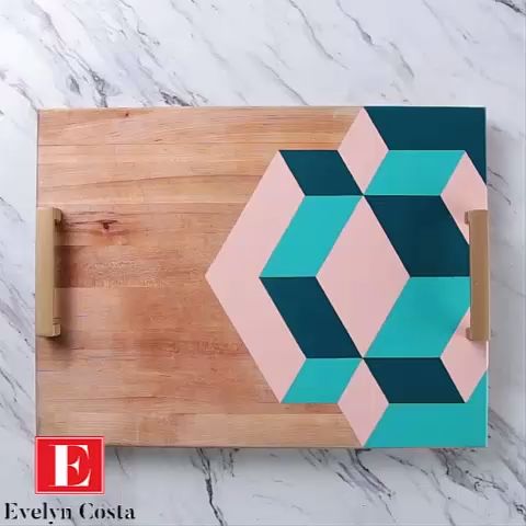 Geometry DIY Tray -   18 diy projects Videos wedding ideas