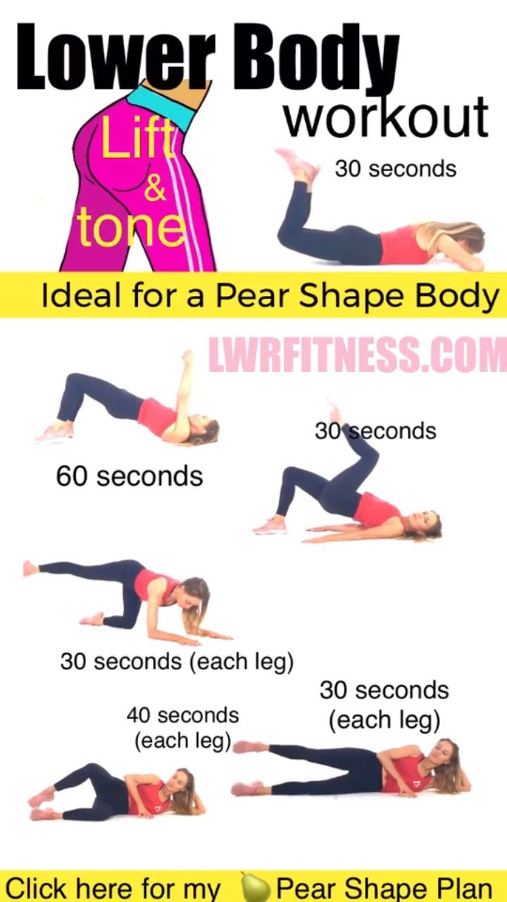 LOWER BODY WORKOUT AT HOME - IDEAL FOR  PEAR SHAPE BODY -   18 fitness Body ideas