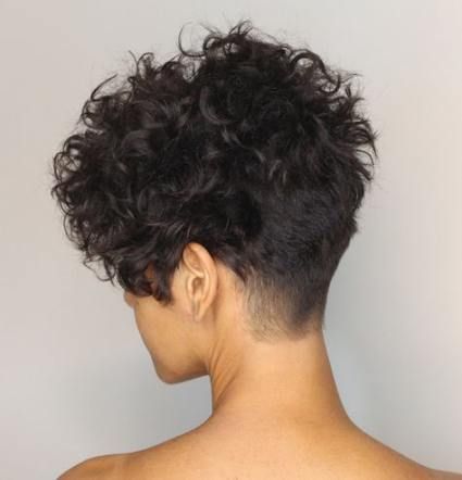 65 Ideas hair curly short messy curls pixie cuts -   18 hair Curly ideas