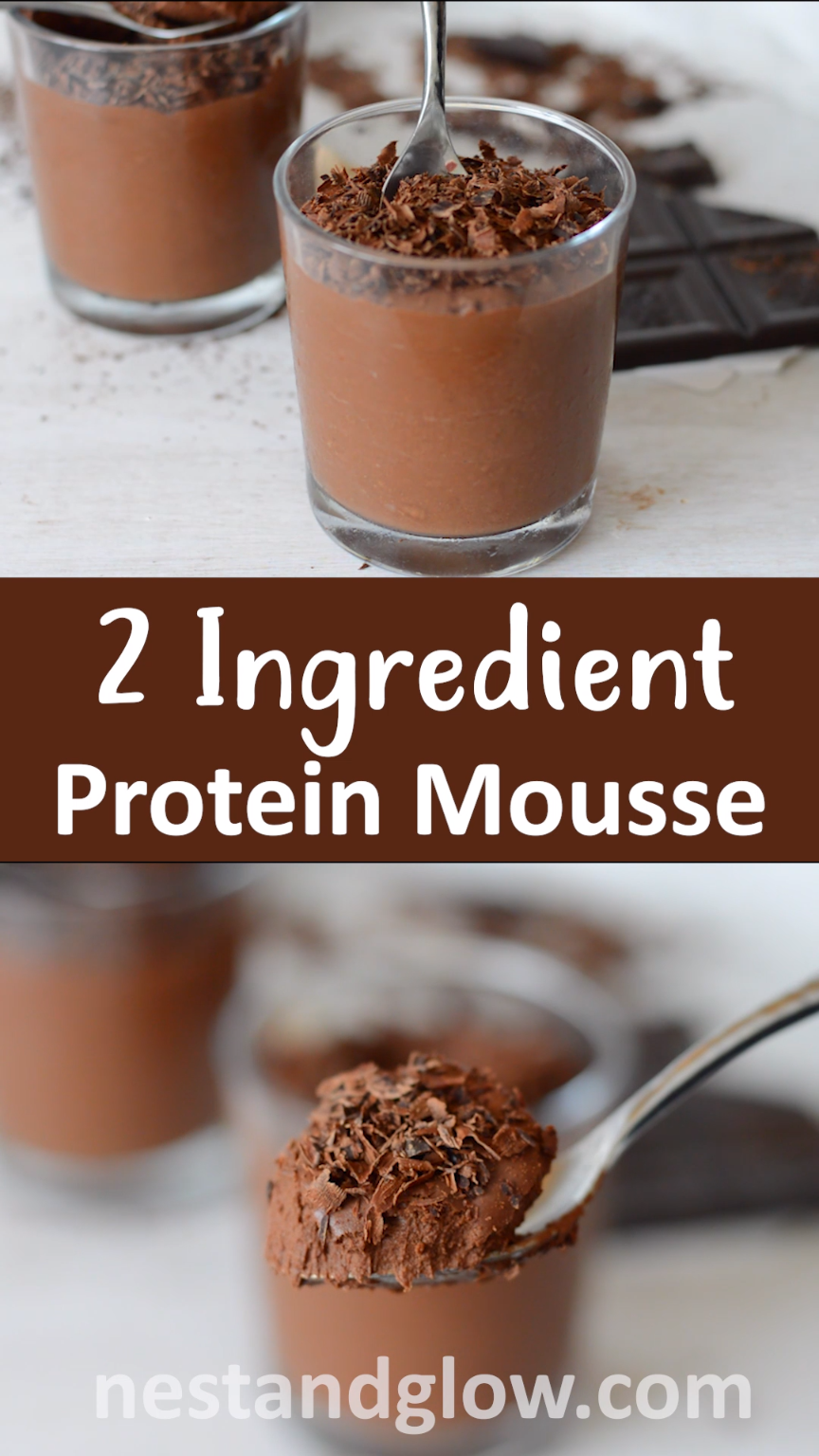 2 Ingredient Vegan Protein Chocolate Mousse -   18 healthy recipes Protein nutrition ideas