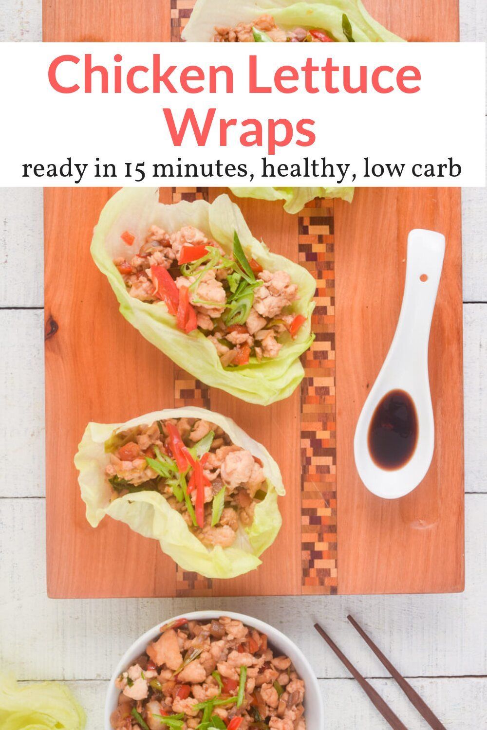 Chicken Lettuce Wraps -   18 healthy recipes Wraps appetizers ideas